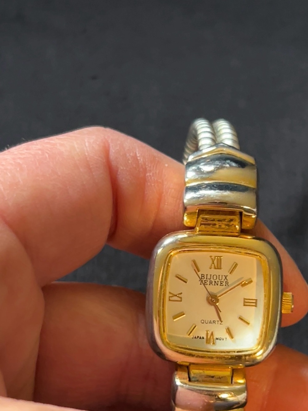 Vintage Bijoux Terner Cuff Bracelet Watch